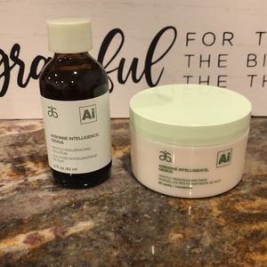 Arbonne Nightly resurfacing pads and solution